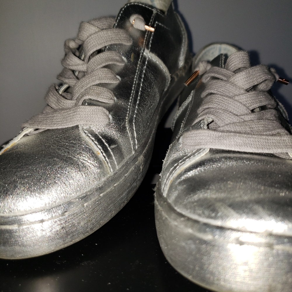 Dolce Vita Silver Sneakers